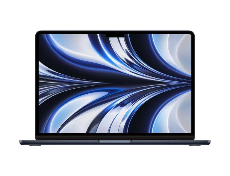 لپ تاپ اپل 13.6 اینچی مدل Apple MacBook Air 2022 Midnight MLY43 پردازنده M2 رم 8GB حافظه 512GB SSD گرافیک 10Core GPU