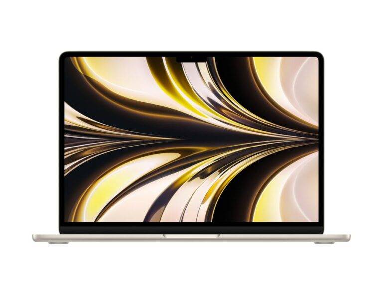 لپ تاپ اپل 13.6 اینچی مدل Apple MacBook Air 2022 Starlight MLY23 پردازنده M2 رم 8GB حافظه 512GB SSD گرافیک 10Core GPU