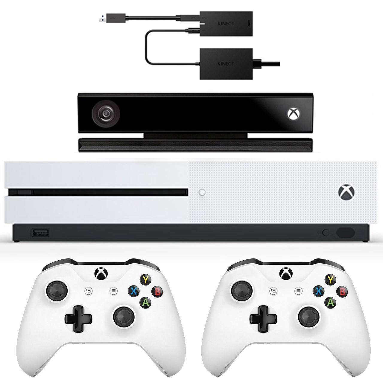 77278848064 مجموعه کنسول بازی مایکروسافت مدل Xbox One S ظرفیت 1 ترابایت به همراه کینکت