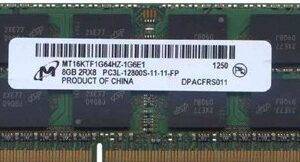 777 1 رم لپ تاپ ۸ گیگ Micron Technology DDR3L 1600MHz