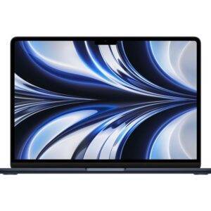 5 لپ تاپ اپل 13.6 اینچی مدل Apple MacBook Air 2022 Midnight MLY33 پردازنده M2 رم 8GB حافظه 256GB SSD