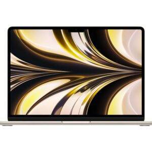 6 لپ تاپ اپل 13.6 اینچی مدل Apple MacBook Air 2022 Starlight MLY13 پردازنده M2 رم 8GB حافظه 256GB SSD