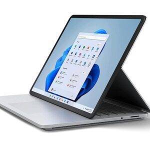 hfxmdz 2 لپ تاپ 14.4 اینچی مایکروسافت مدل Surface Laptop Studio پردازنده Core i7-11370H رم 16GB حافظه 512GB SSD گرافیک 4GB RTX3050Ti