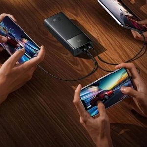 پاوربانک باسئوس مدل PPXJ060101 ظرفیت 30000 میلی آمپر ساعت 22.5 وات
