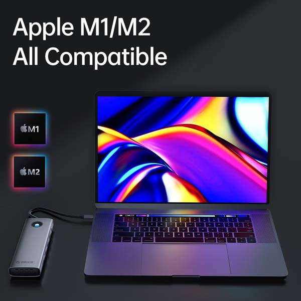 هاب 10 پورت Type-C اوریکو مدل PW11-10P