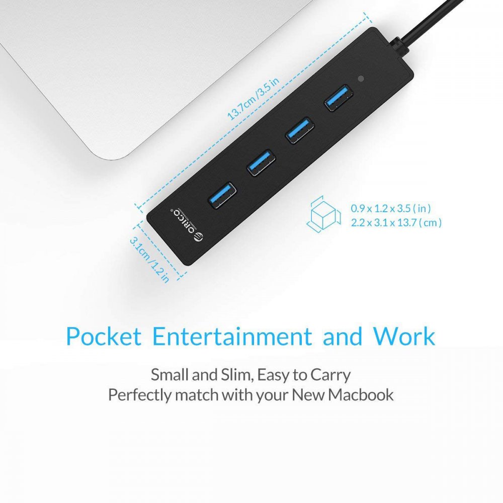 هاب USB 3.0 چهار پورت اوریکو مدل W8PH4-U3