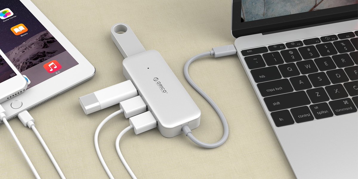 هاب USB-C چهار پورت اوریکو مدل TC4U-U3