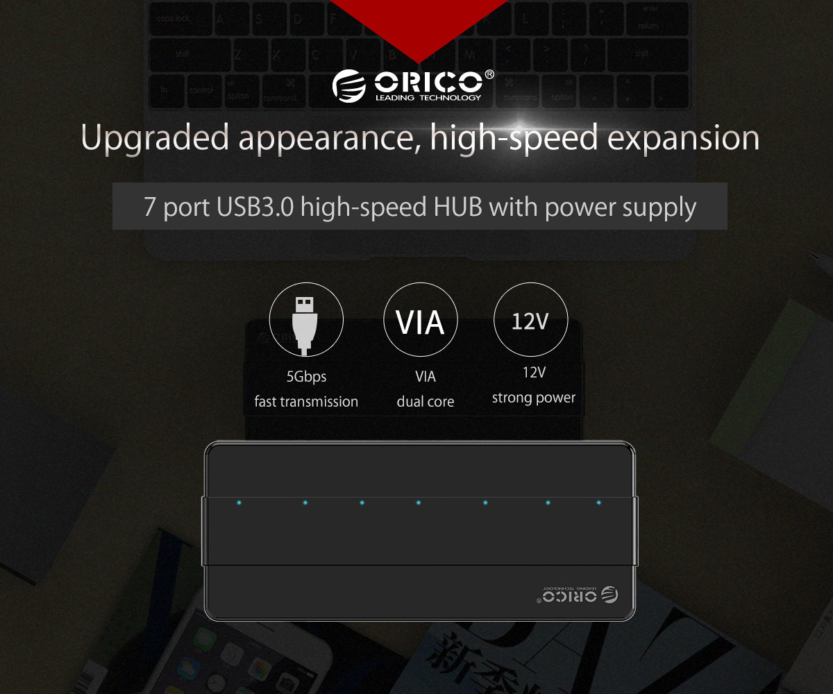 هاب 7 پورت USB 3.0 اوریکو H7928-U3-V1