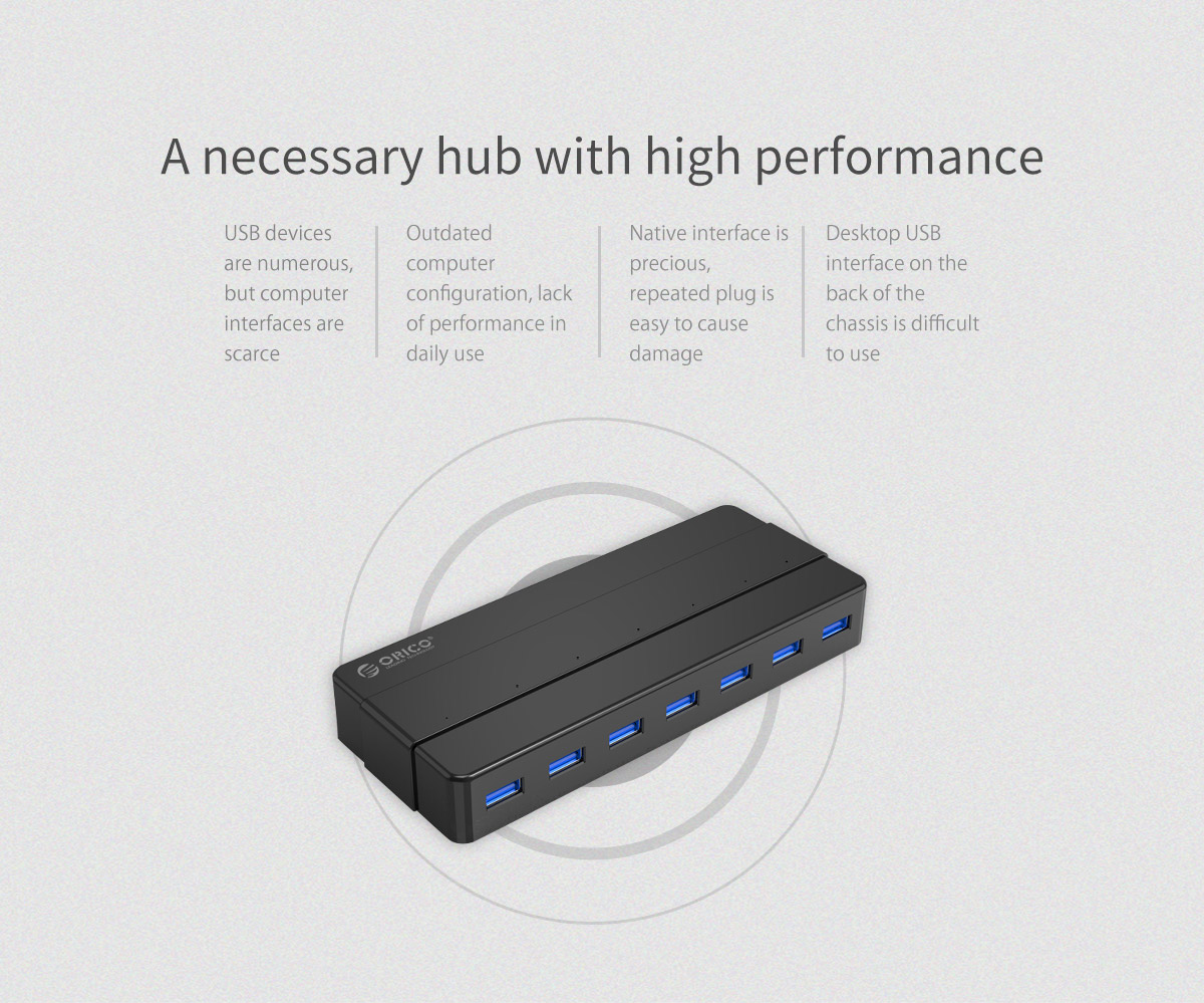 هاب 7 پورت USB 3.0 اوریکو مدل H7928-U3-V1