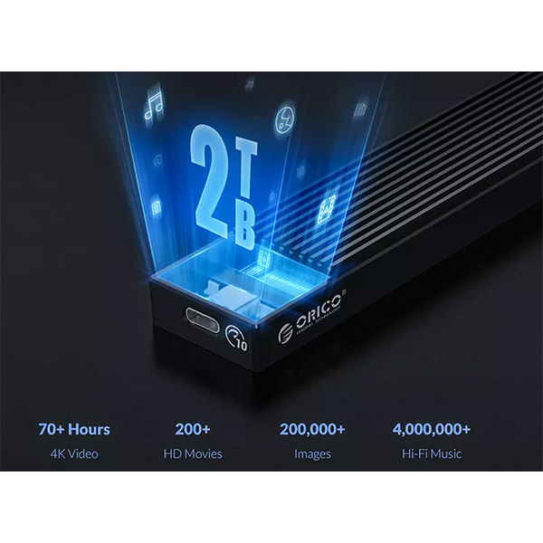 باکس هارد درایو نسل دو M2.0 NVMe اوریکو مدل M2PV-C3