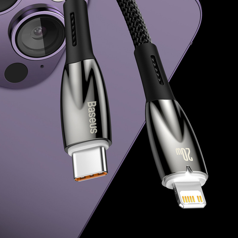 کابل شارژ Type-C به Lightning بیسوس مدل CADH000101 طول 2 متر