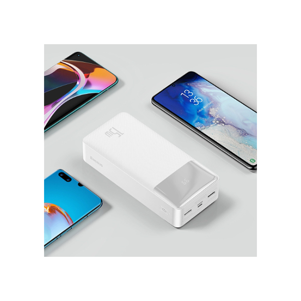 پاوربانک 15 وات باسئوس مدل PPBD050202 با ظرفیت 30000 میلی آمپر