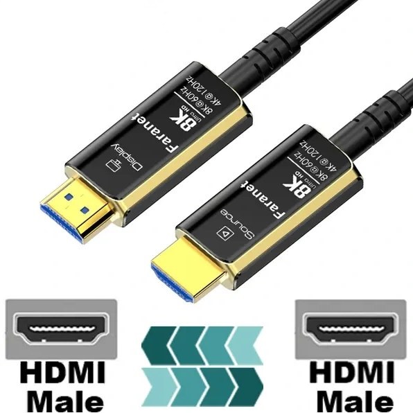 کابل HDMI 8k فیبر نوری فرانت مدل FN-H8FC100 طول 10 متر