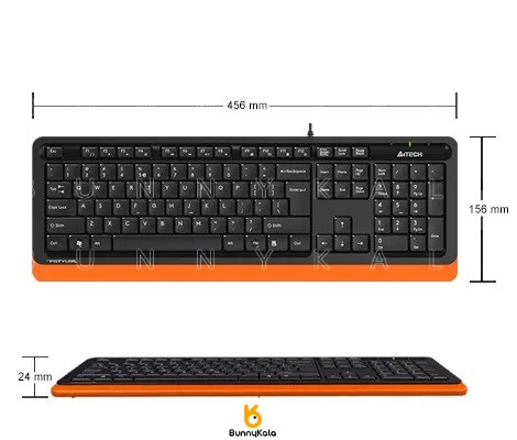 کیبورد با سیم ای فورتک مدل FSTYLER FK10