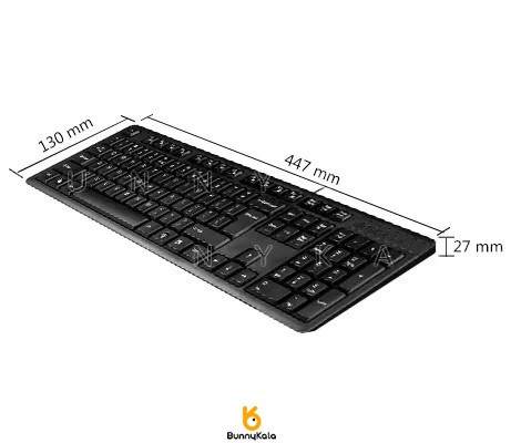 کیبورد با سیم ای فورتک مدل KK-3