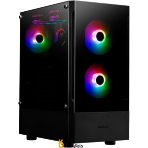 کیس کامپیوتر گیم دیاس مدل Talos E3 Mid Tower مشکی
