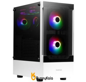 کیس کامپیوتر گیم دیاس مدل Talos E3 Mid Tower سفید